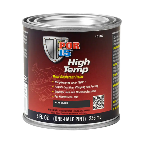 HIGH TEMP FLAT BLACK - 8 OZ.
