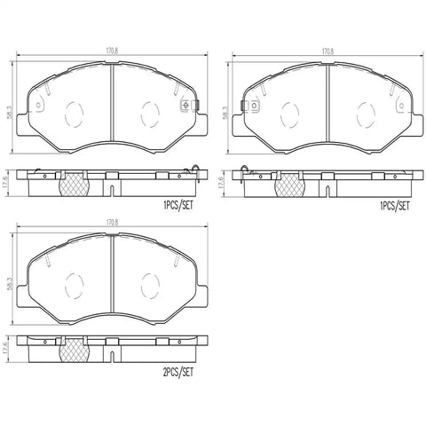 DISC BRAKE PAD SET