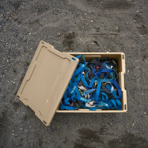 Decked A0040-DBIN-TAN Tool Box D-co Bin 32 Portable For Use In Decked System Drawe
