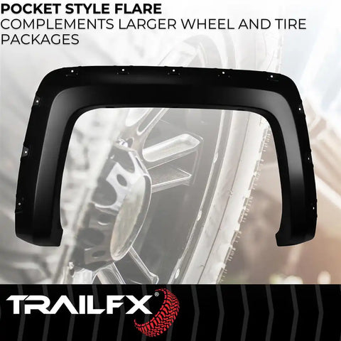 TRAILFX TFC3004S POCKET STYLE FLARE SMOOTH SET OF 4