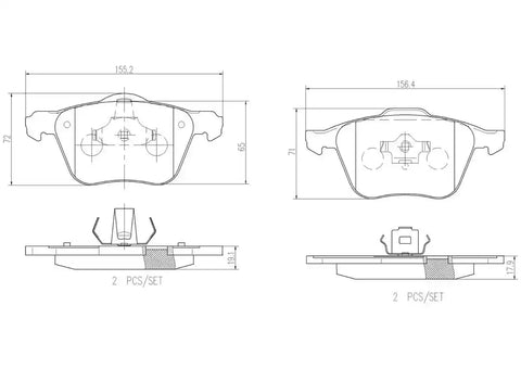 DISC BRAKE PAD SET