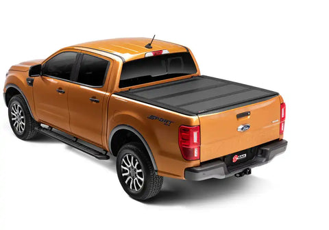 BAK Industries 448342 Tonneau Cover BAKFlip MX4 Hard Folding; Low Profile 2 Folds/ 3 Panels