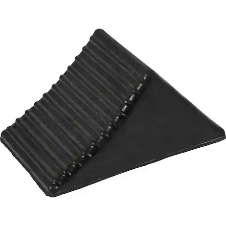 Buyers Products WC1467A Wheel Chock Black Rubber Single 5 Inch Height