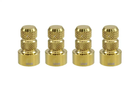 TRUE SPIKE WVC002CG GOLD; BILLET ALUMINUM; SET OF 4 CAP