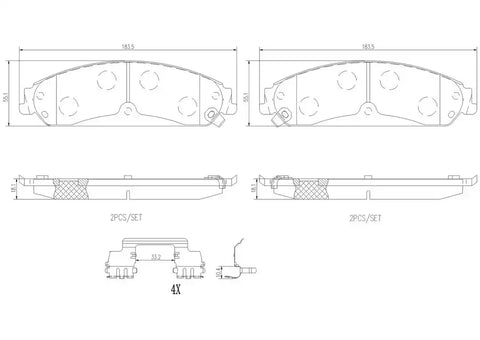 DISC BRAKE PAD SET