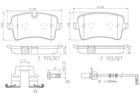 DISC BRAKE PAD SET