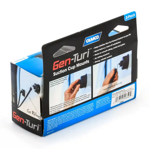 Camco 44850 Generator Exhaust Installation Kit Gen-turi  Suction Cup Mounts Set o