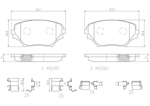 DISC BRAKE PAD SET