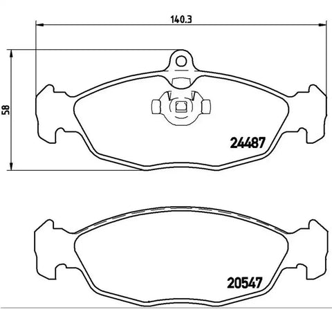 DISC BRAKE PAD SET