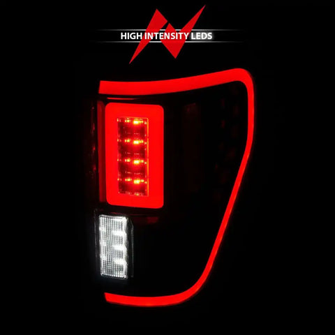 ANZO USA 311474 Tail Light Assembly LED Smoke Lens Black Housing Red Brake Light/