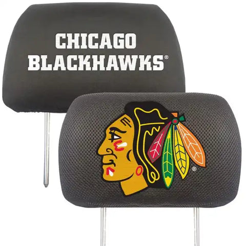 FAN MATS 14780 CHICAGO BLACKHAWKS HEAD REST COVER