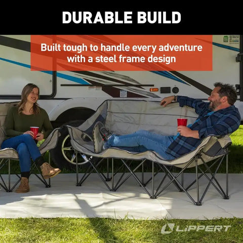 LIPPERT COMP 2022114795 LIPPERT CAMPFIRE FOLDING SOFA  SAND
