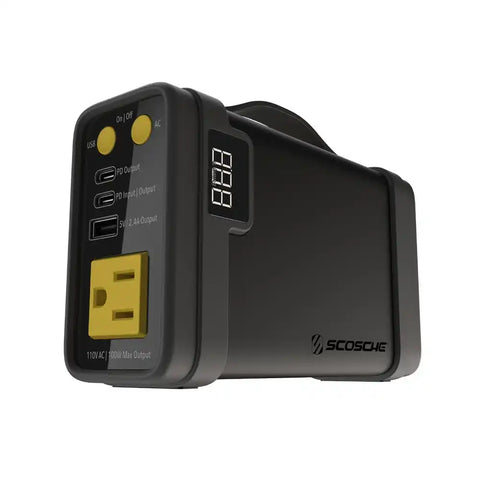 SCOSHE IND. PBPI 32KMAH POWERCUBE WITH POWER INVERTE