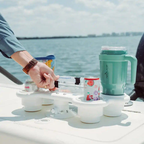 SEASUCKER MC5326 4-CUP HOLDER WITH LARGE DRY BOX