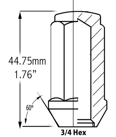 LUG-BLG 1.75 3/4-9/16
