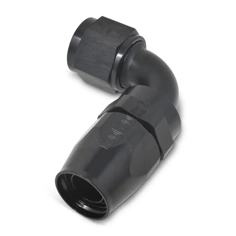 HOSE END 90 DEG 10AN BLK
