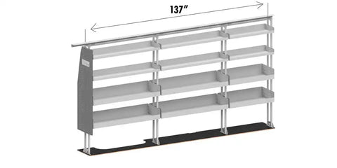 ROLACASE RSFMHRBA-DRXL VAN SHELVING BASIC BIN PACKAGE EXTR