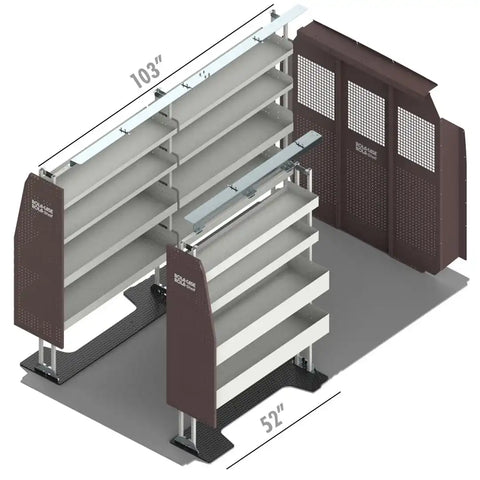 ROLACASE RSFMHRBA-RPH159 VAN SHELVING BASIC BIN PACKAGE