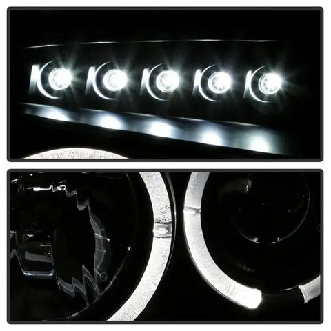 Spyder Automotive 5009876 Headlight Assembly Signature Series Projector Beam With L