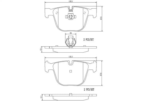 DISC BRAKE PAD SET