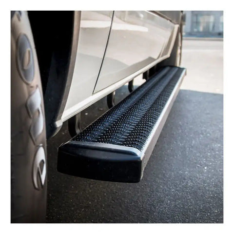 LUVERNE 415100 - Grip Step 7 x 100 Black Aluminum Running Boards (No Brackets)