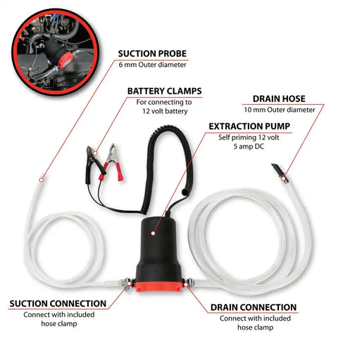 12V OIL EXTRACTION PUMP