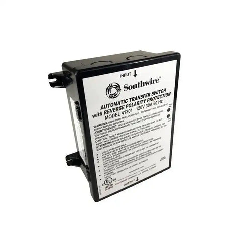 30A REVERSE POLARITY POWER TRANSFER SWITCH Shore and RV Generator