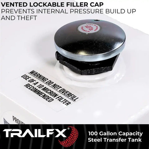 TrailFX 21110SW Liquid Transfer Tank TFX Liquid Transfer Not DOT Approved For Transport Of Flammable Liquids