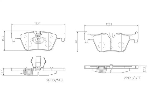 DISC BRAKE PAD SET