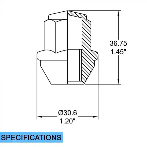 OE LUG-FCTRY LG-1/2(BOX OF 60)