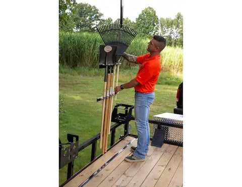 Buyers Products LT35 Tool Organizer Bolt-On Mount To Open Trailer Holds 6 Straight