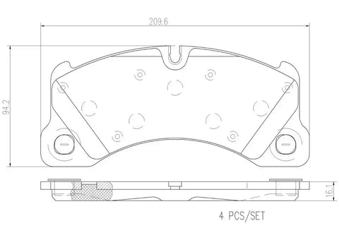 DISC BRAKE PAD SET
