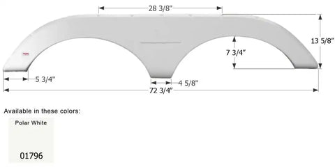 ICON 01796 KEYSTONE FENDER FS1796PW