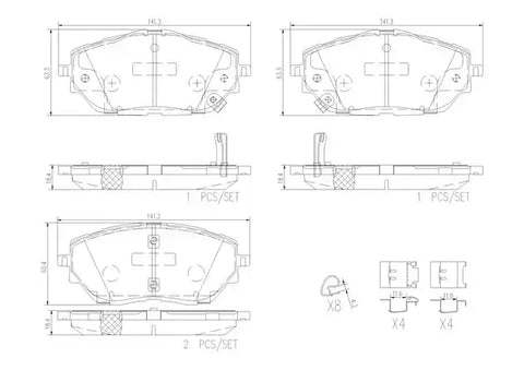 DISC BRAKE PAD SET