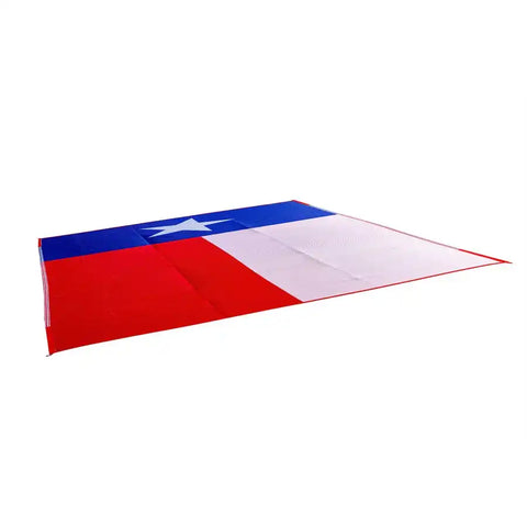 Camco 42860 Patio Mat 12 Foot x 9 Foot Texas Flag Design UV Resistant Material Wi