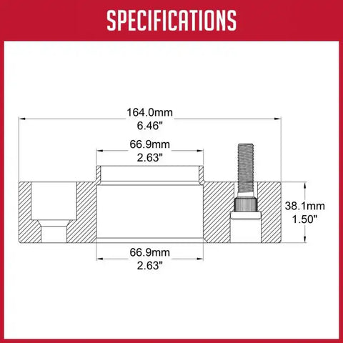 REVOLUTION 5120-5120H-C669 ADAP-5X120 1.5 66.9 M14 1.5