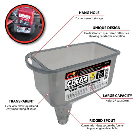 CLEAR VIEW EASY HOLD FUNNEL 2 PINT