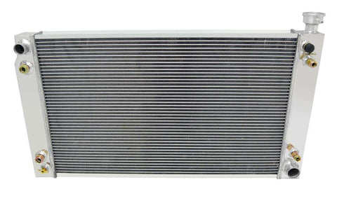 HOLLEY FB284 ALUMINUM RADIATOR; 3-ROW; 1 5/16 IN