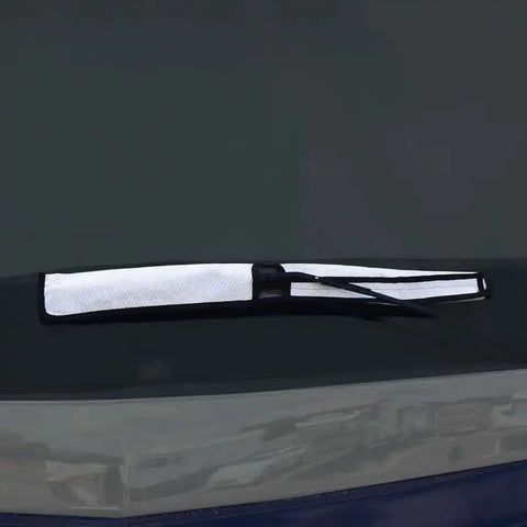 Adco 3678 Mirror And Wiper Blade Cover Set For Class A Bus White Fabric With 2 Wi