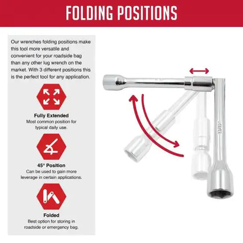 TOOLS  WRENCHES 4 WAY FOL