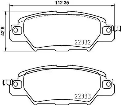 DISC BRAKE PAD SET