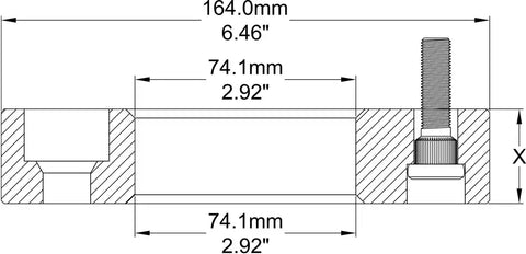 WHEEL ADAPTER  6061 BILLE