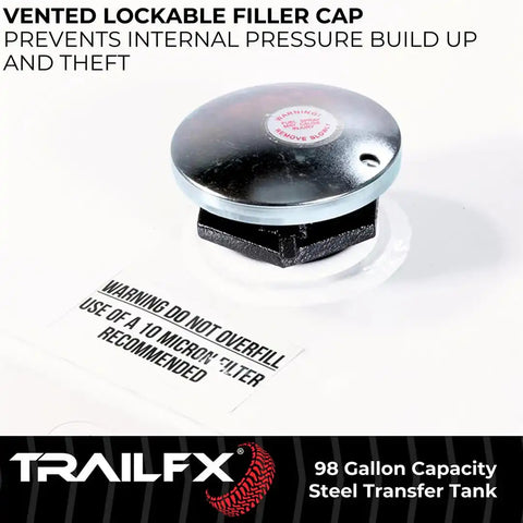 TrailFX 21098SW Liquid Transfer Tank TFX Liquid Transfer Not DOT Approved For Trans