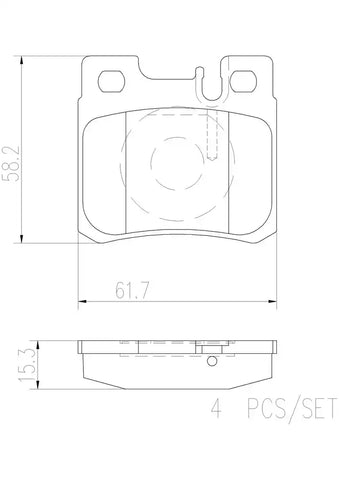DISC BRAKE PAD SET
