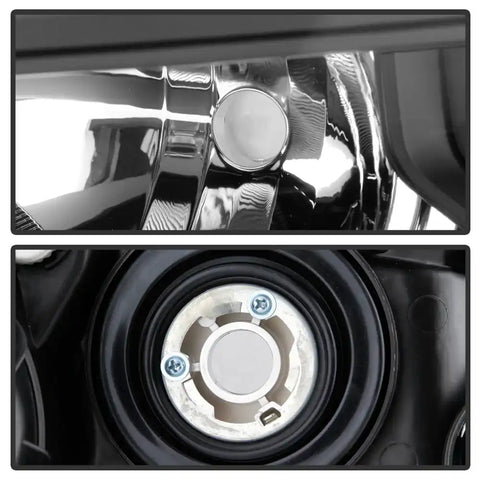 Spyder Automotive 9049569 Headlight Assembly OE Beam Clear Lens With Amber Reflecto