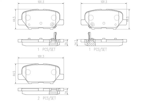 DISC BRAKE PAD SET