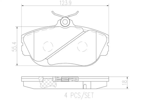 DISC BRAKE PAD SET