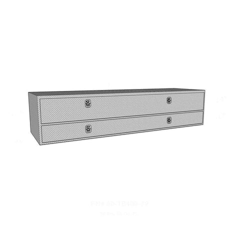 Westin 80-TB400-72 - Brute High Cap Stake Bed Contractor Tool Box