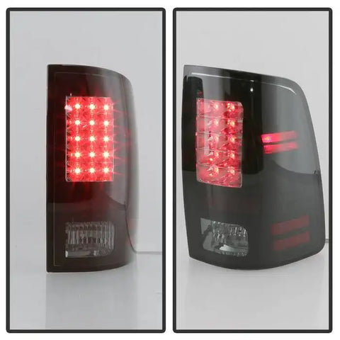 Spyder Automotive 5078124 Tail Light Assembly LED Smoke Lens Black Housing Uses O