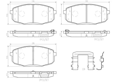 DISC BRAKE PAD SET